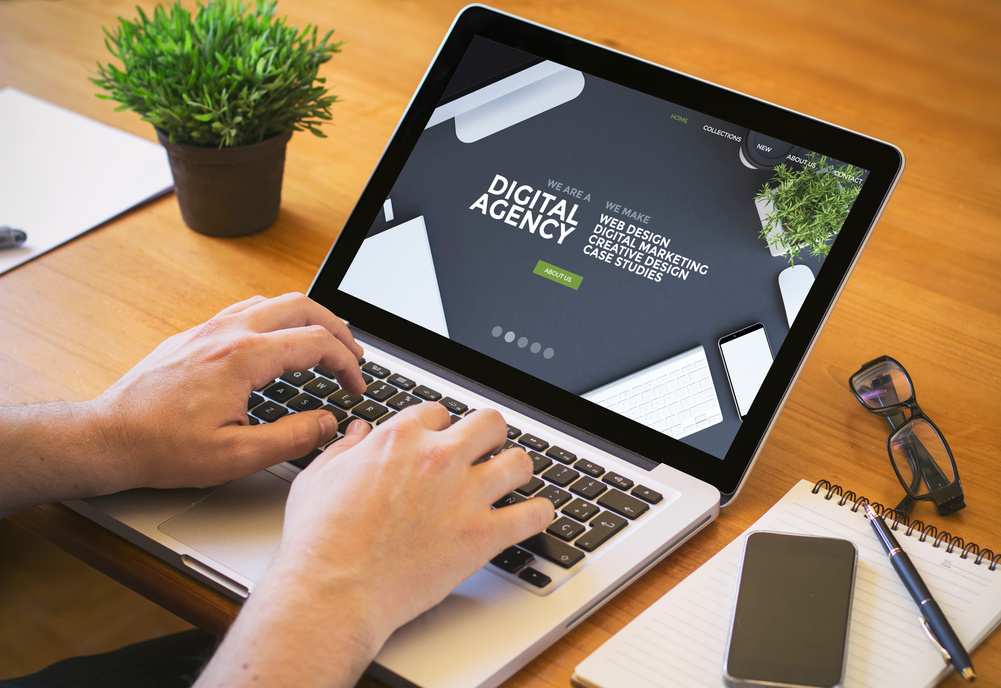 computer desktop digital agency